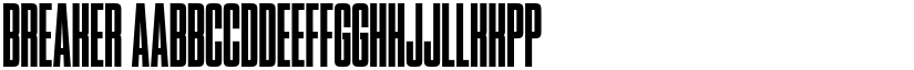 Breaker font