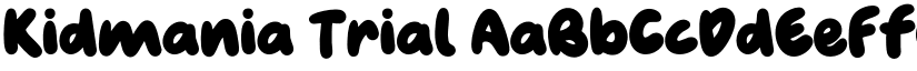Kidmania Trial font
