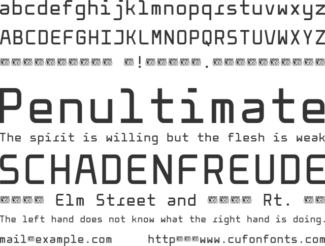 Centinela Mono font preview