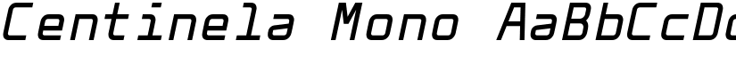 Centinela Mono font