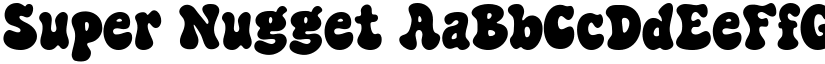Super Nugget font