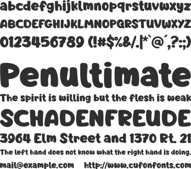 Barnacle Boy font preview