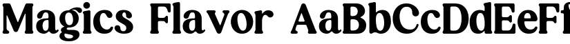 Magics Flavor font download