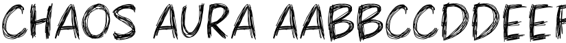 Chaos Aura font download