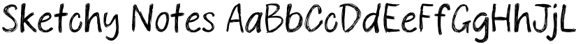 Sketchy Notes font download