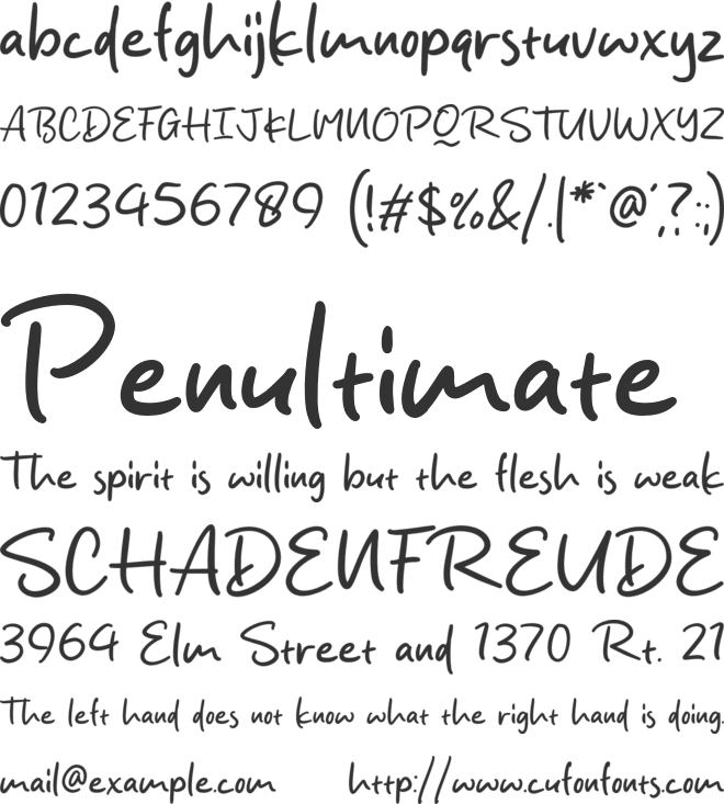 Belline Agatha font preview