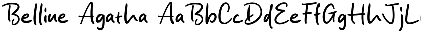 Belline Agatha font download