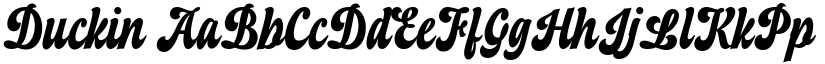 Duckin font download