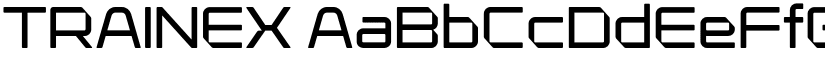 TRAINEX font download