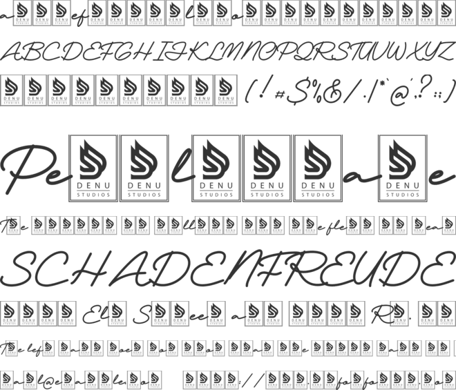 Nafolle font preview
