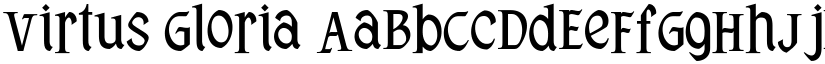 Virtus Gloria font download