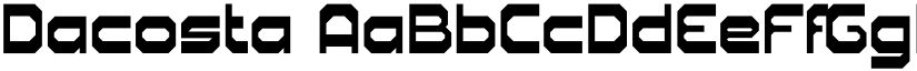 Dacosta font download