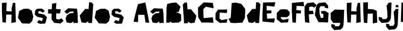 Hostados font download
