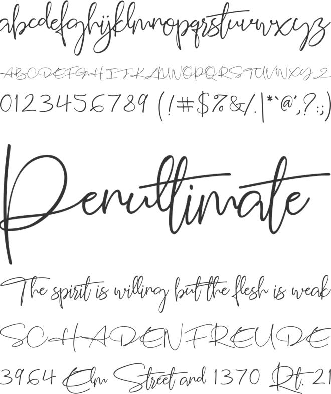 Hasibuan Font font preview