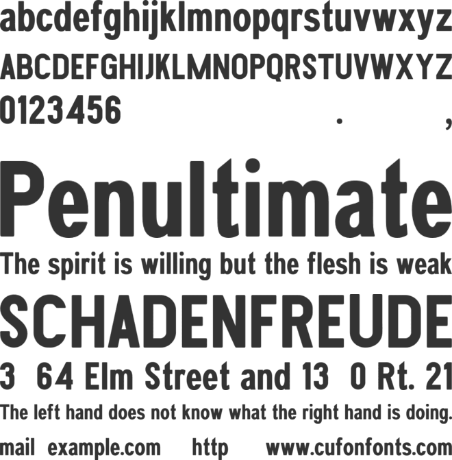 Phatin Angler font preview