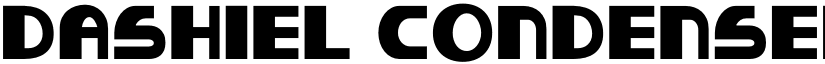 Dashiel Condensed font
