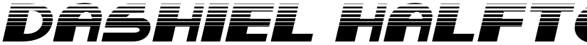 Dashiel Halftone Italic font