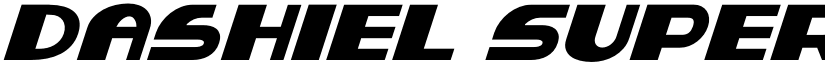 Dashiel Super-Italic font