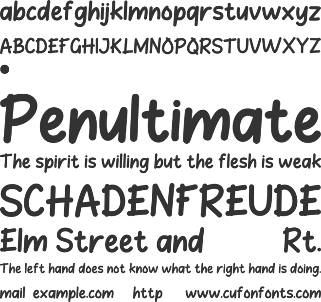 REYSKIE font preview