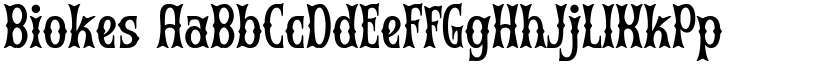 Biokes font download