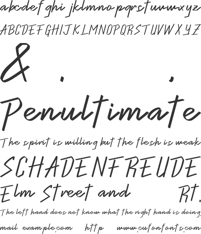 La Papela font preview