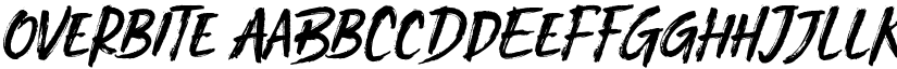 Overbite font download