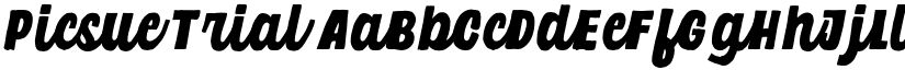 Picsue Trial font download