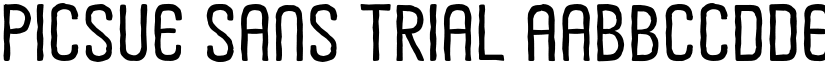 Picsue Sans Trial font download