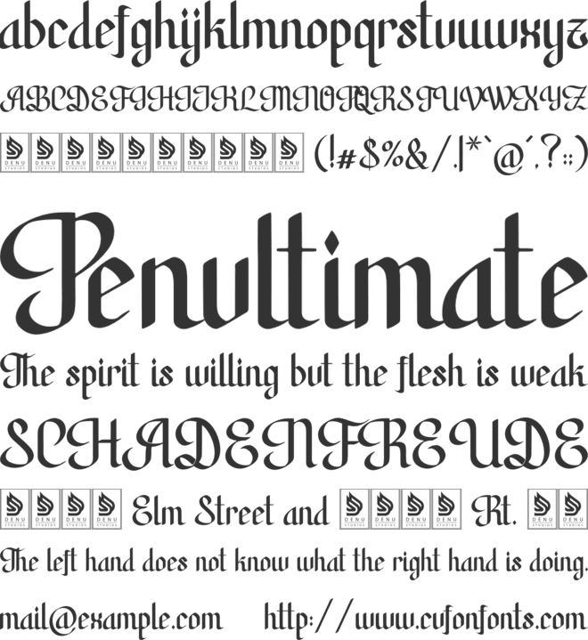 Thalabul Ilmi font preview
