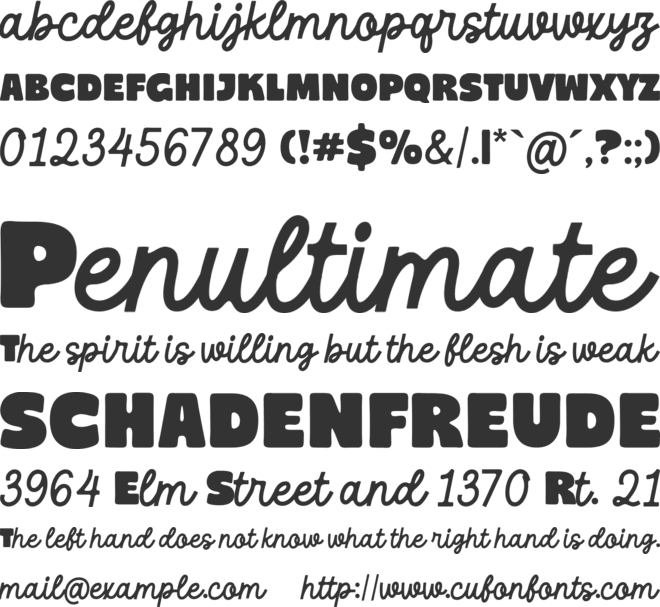 Coastal Delight font preview