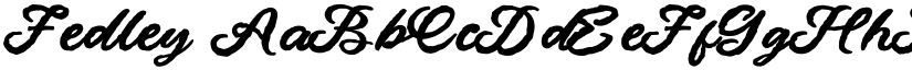 Fedley font