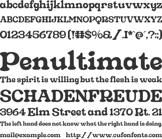 Norack Sekaliye font preview