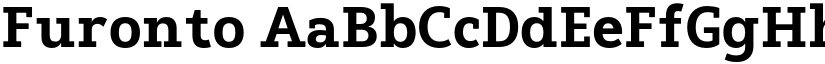 Furonto font