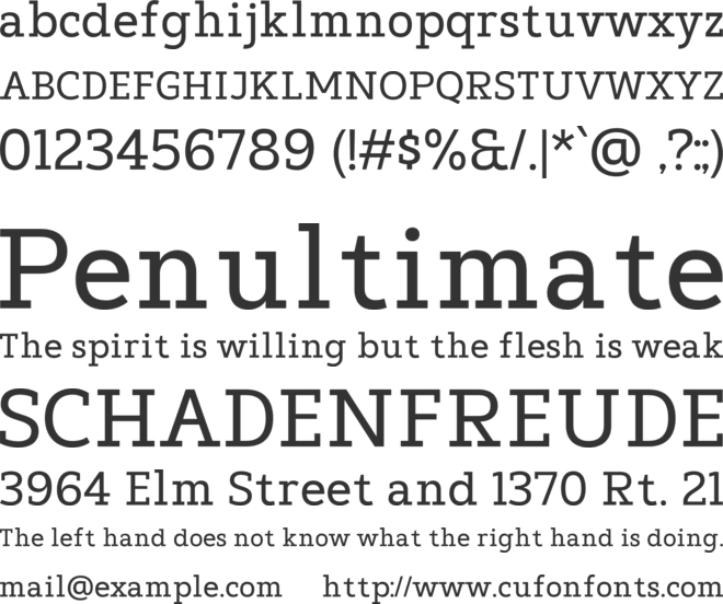 Furonto font preview