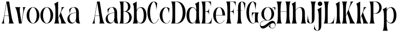 Avooka font
