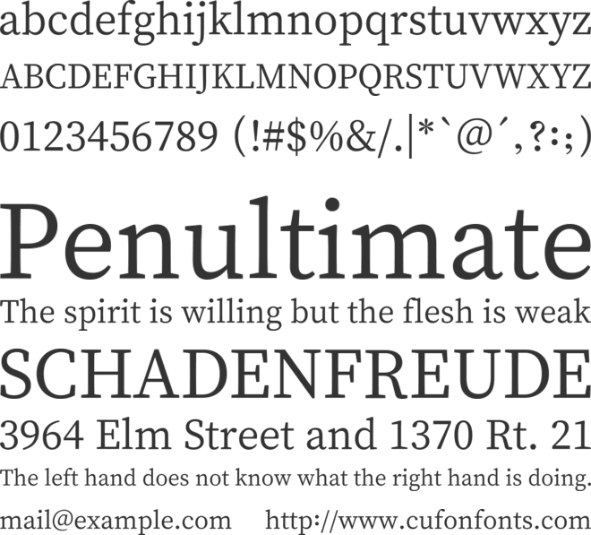 BCC Purno font preview