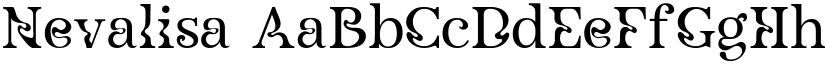 Nevalisa font download