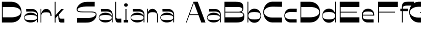 Dark Saliana font download
