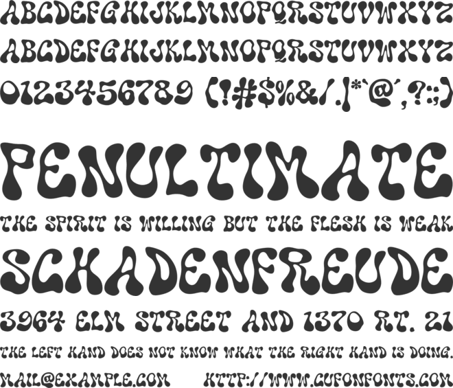 Mignova font preview