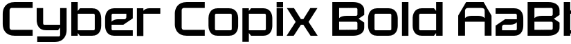 Cyber Copix Bold font