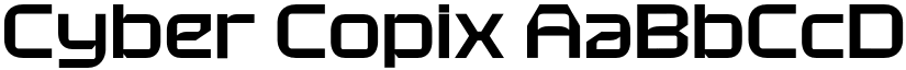 Cyber Copix font
