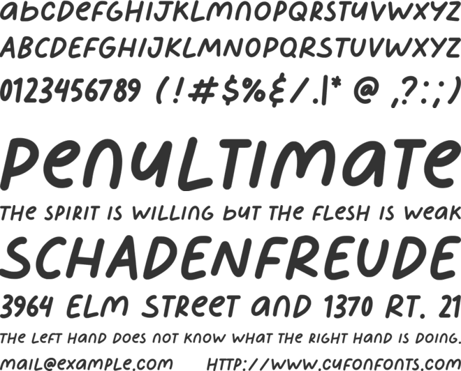 Dream Soul font preview