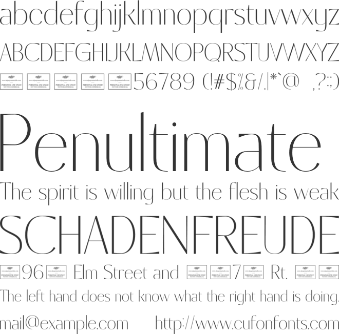 Castelloria Free font preview