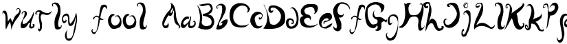 Wurly Fool font download