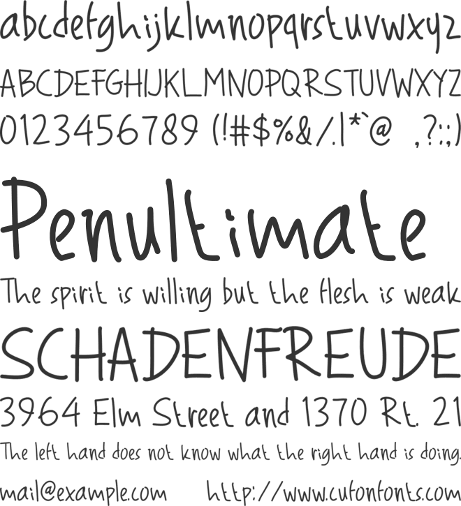 INKORIA font preview