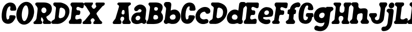CORDEX font download