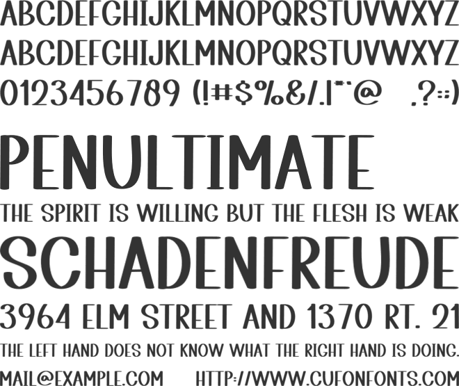 Sweet Milk font preview