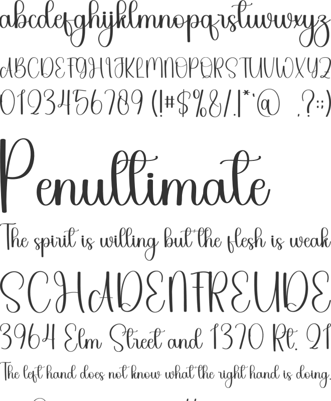 Jhonathan Wedding font preview
