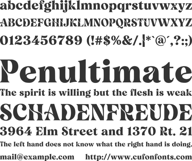 Velour Delamio Personal Use font preview