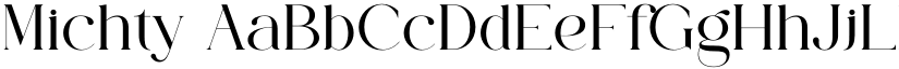 Michty font download